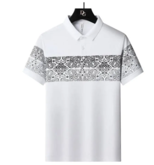 Polo Shirt For Men Summer Cotton Short Sleeve Casual Slim Fit Stylish Polo T-Shirt Fashion Breathable Soft Fabric Black White